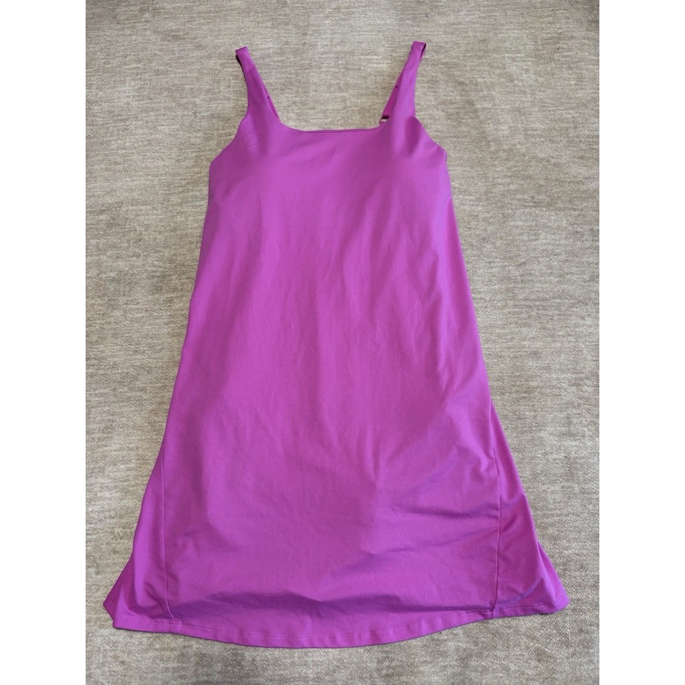 MTA Sport Tennis Dress Woman's Size L Built In Shorts Padded Bra